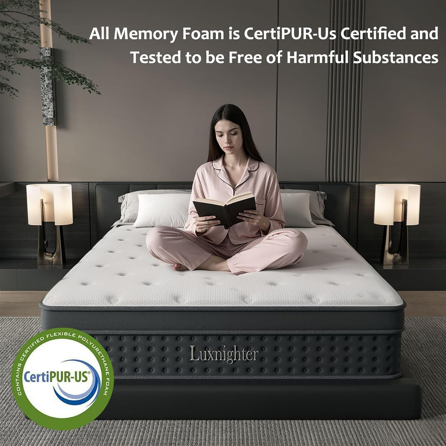 Queen Size Mattress, 12 Inch Queen Mattress in a Box, Cooling Matress with Memor