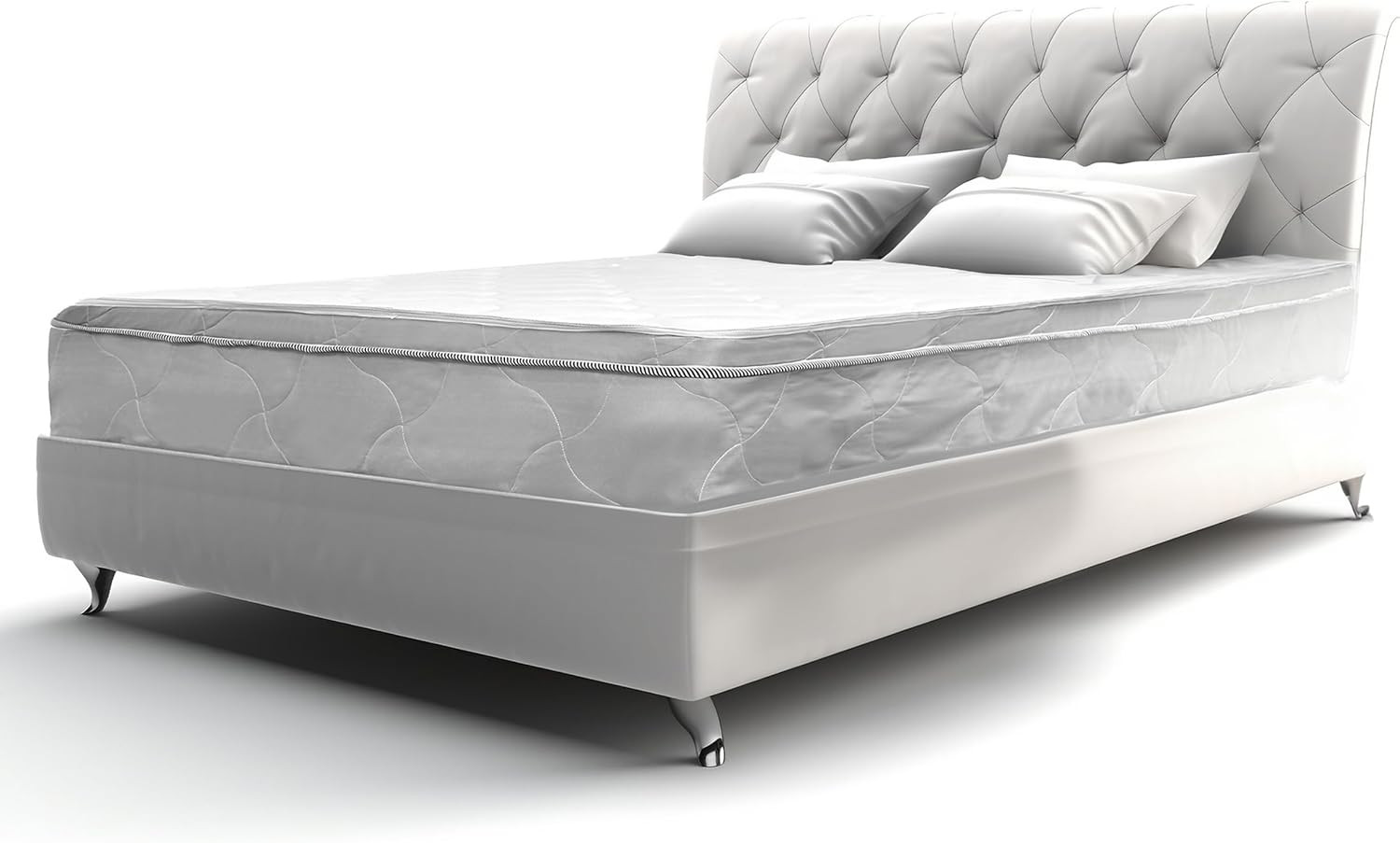 Full Mattress – 6 Inch Cool Comfort Foam & Spring Hybrid Mattress with Breathabl