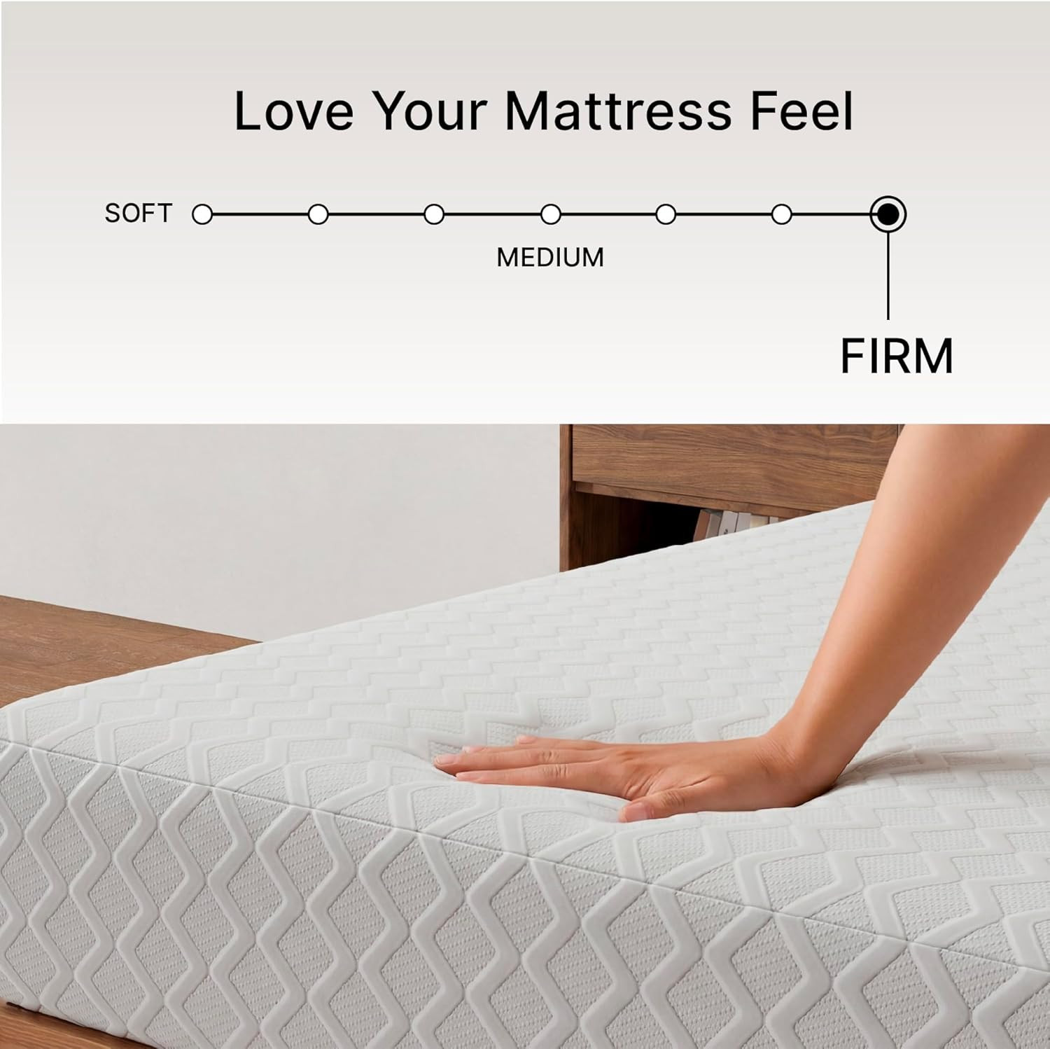 Signature Design by Ashley Queen Size Chime 10 Inch Medium Firm Memory Foam Matt