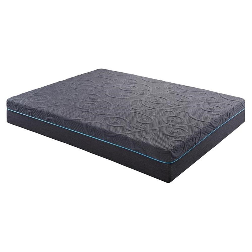 Lexicon Homelegance Bedding 11″ Fabric Full Gel Memory Hybrid Mattress in Gray