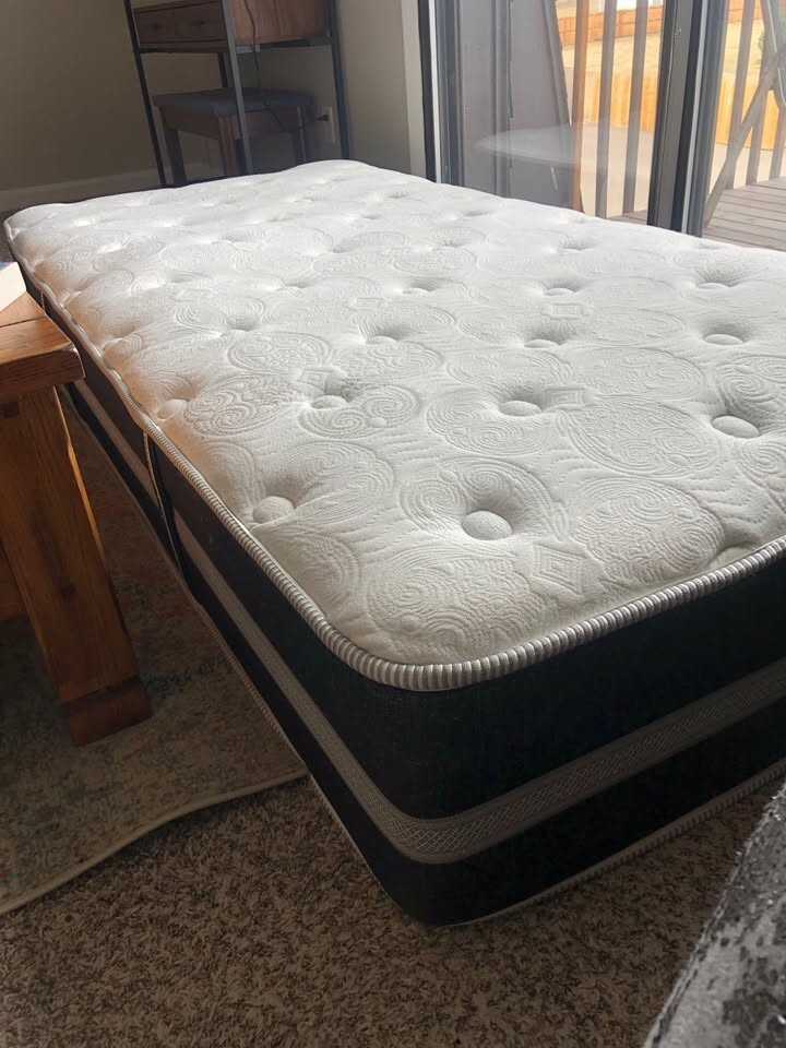 XL Twin Mattress, Box Springs & Frame Set – $125 OBO (Will Sell Separately)