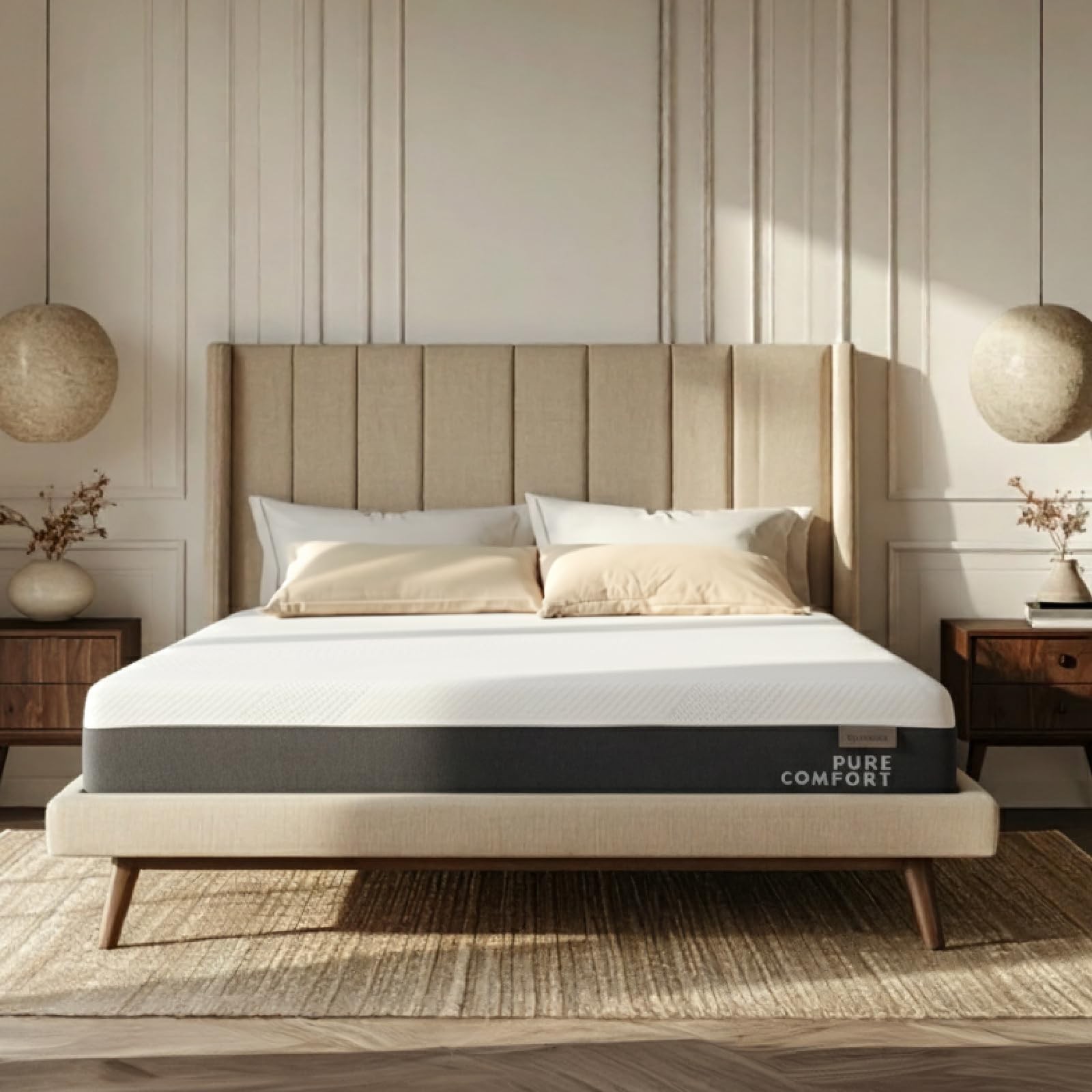 Queen Size Mattress 12 Inch – -Flow Memory Foam Mattress in a , Medium Plush …