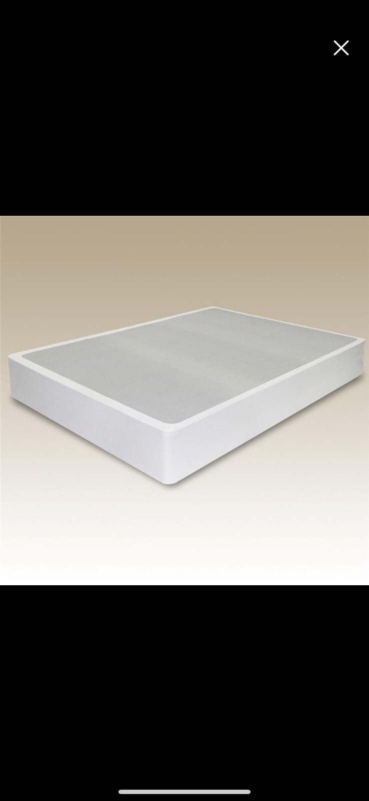 Sleep Master 9 Inch BiFold Box Spring Folding Mattress Foundation Queen