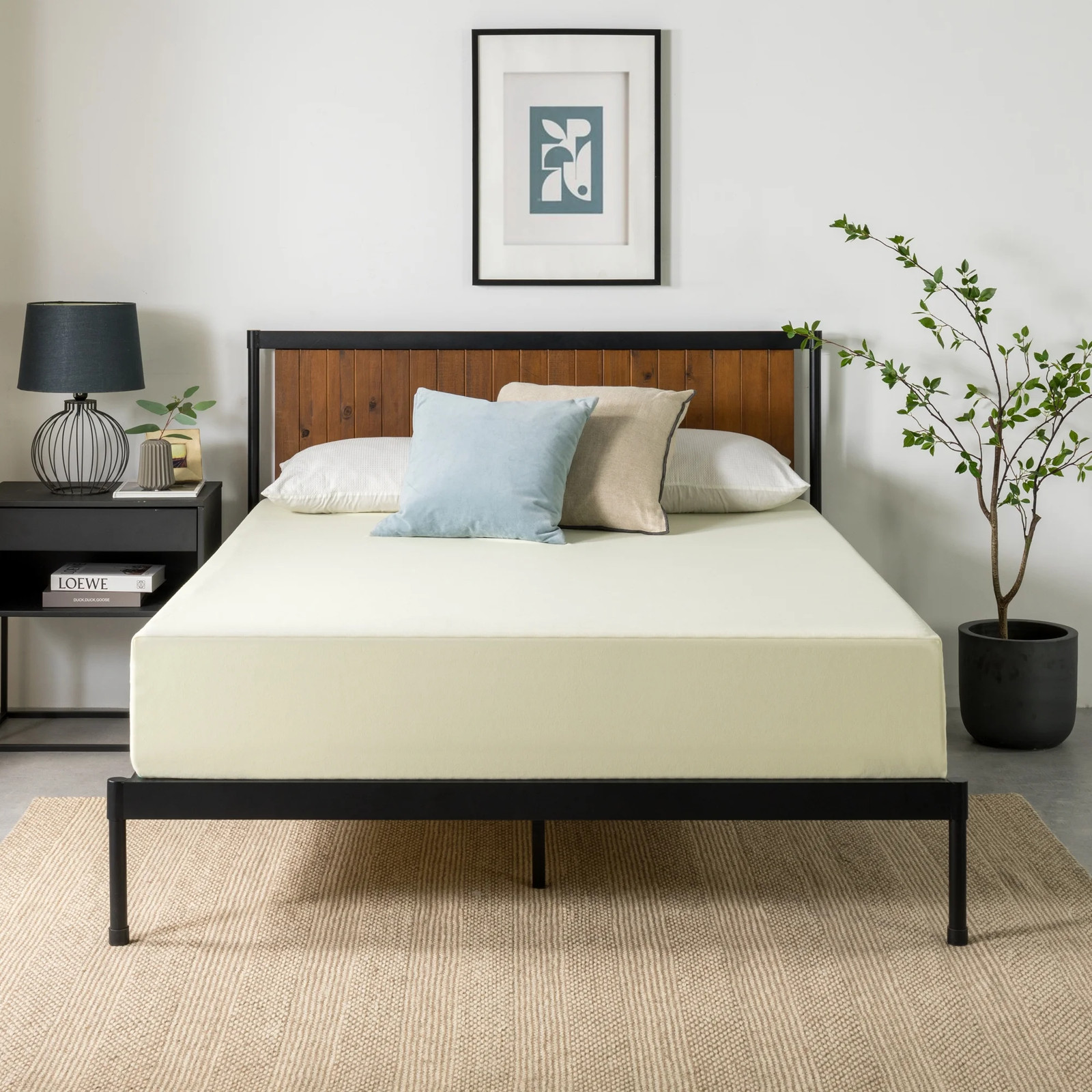 10″ Colchones TWIN Size De Espuma 10 Pulgadas Memory Foam Mattress Cooling Bed
