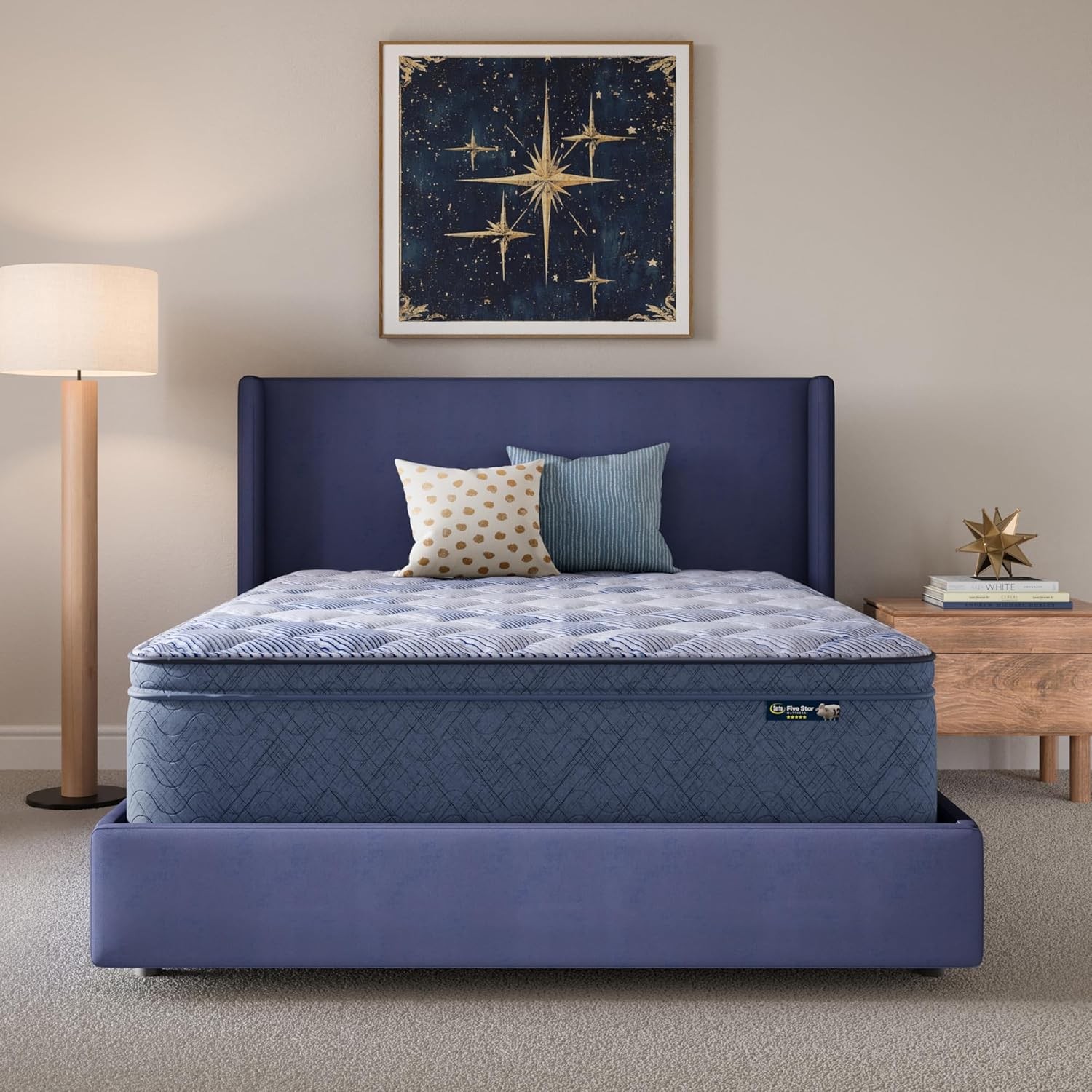 Five Star Mattress Tranquility 8-Inch Medium – Twin – Zoned Lumbar Support