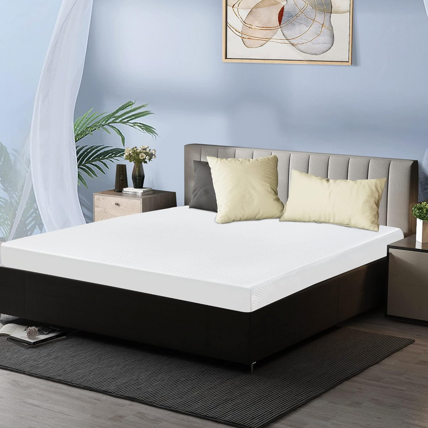5″ King Gel Memory Foam Mattress – Medium Firm, Cooling, CertiPUR-US Certified