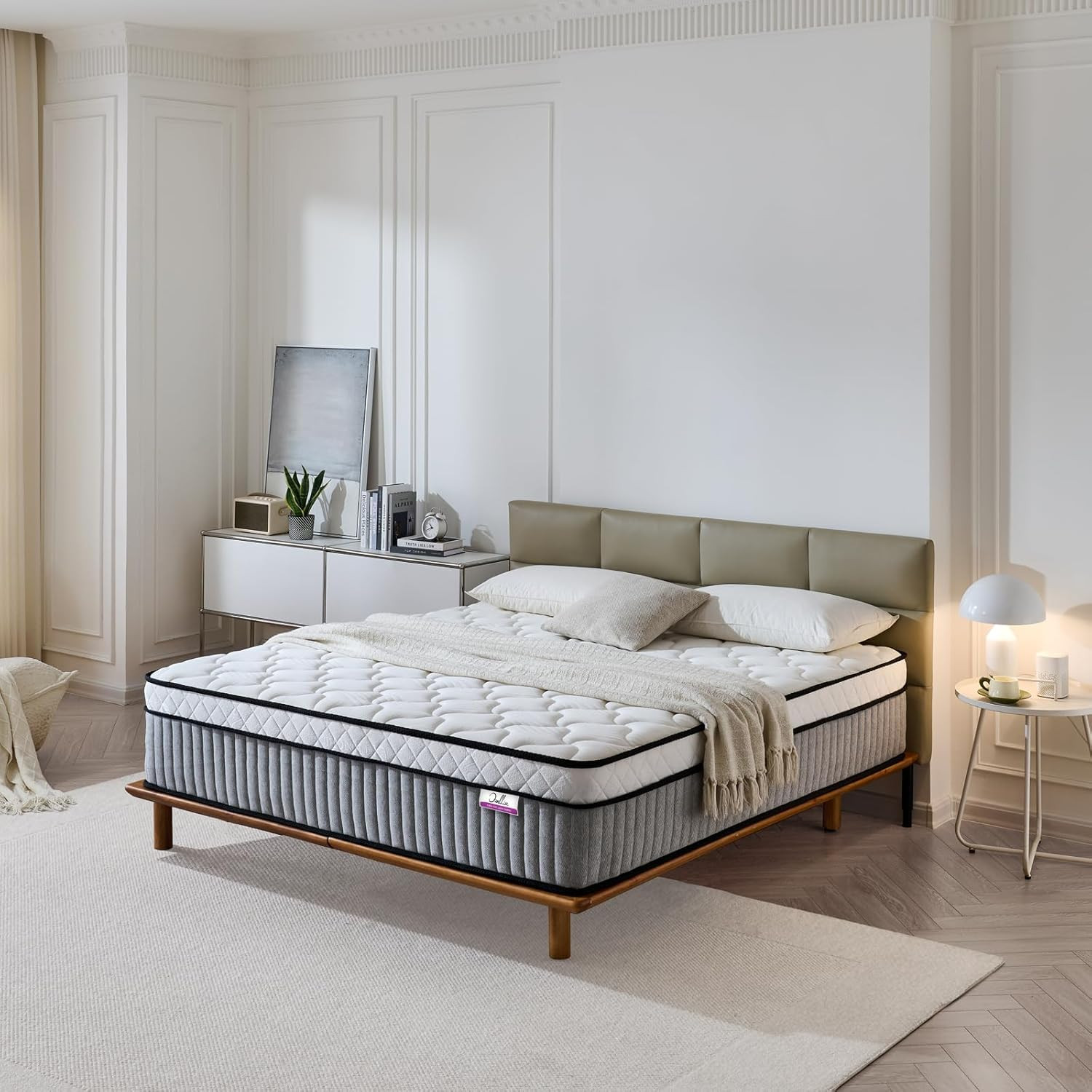 10 Inch Twin Hybrid Mattress with Memory Foam & Pocketed Coils – Medium Firm