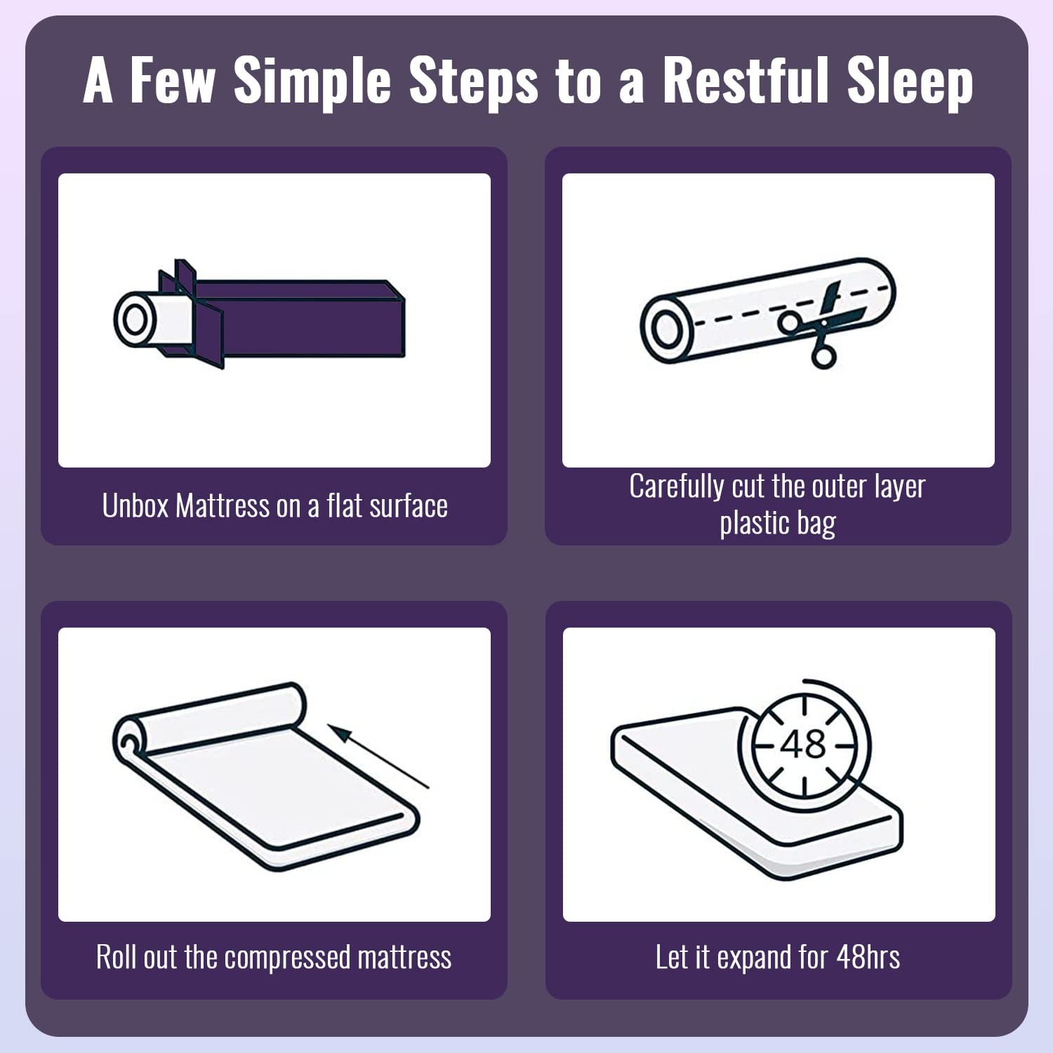 5 Inch Memory Foam Mattress/Cooling Infused Mattress/Medium Firm Mattresses/C…