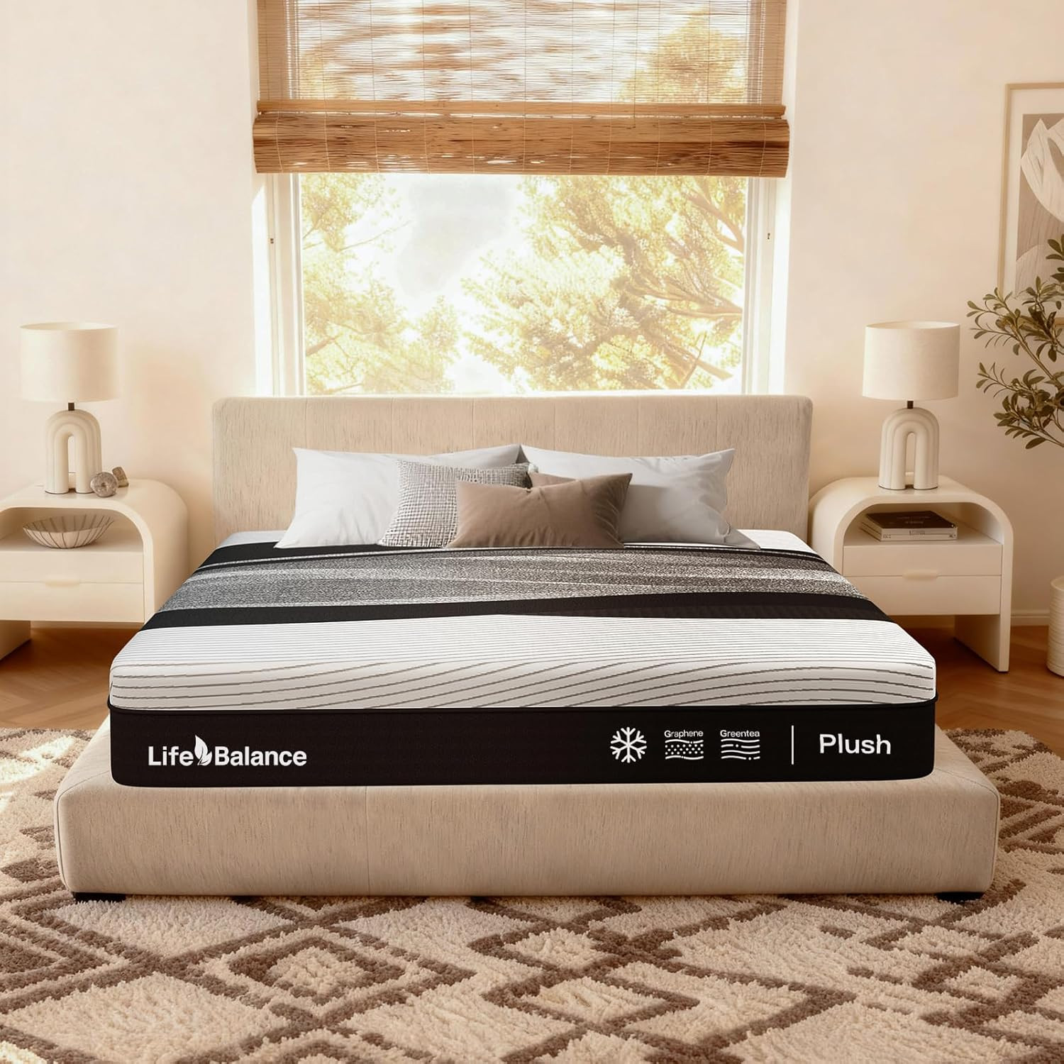14″ Gel Memory Foam King Mattress – Cooling, Plush, CertiPUR-US Certified