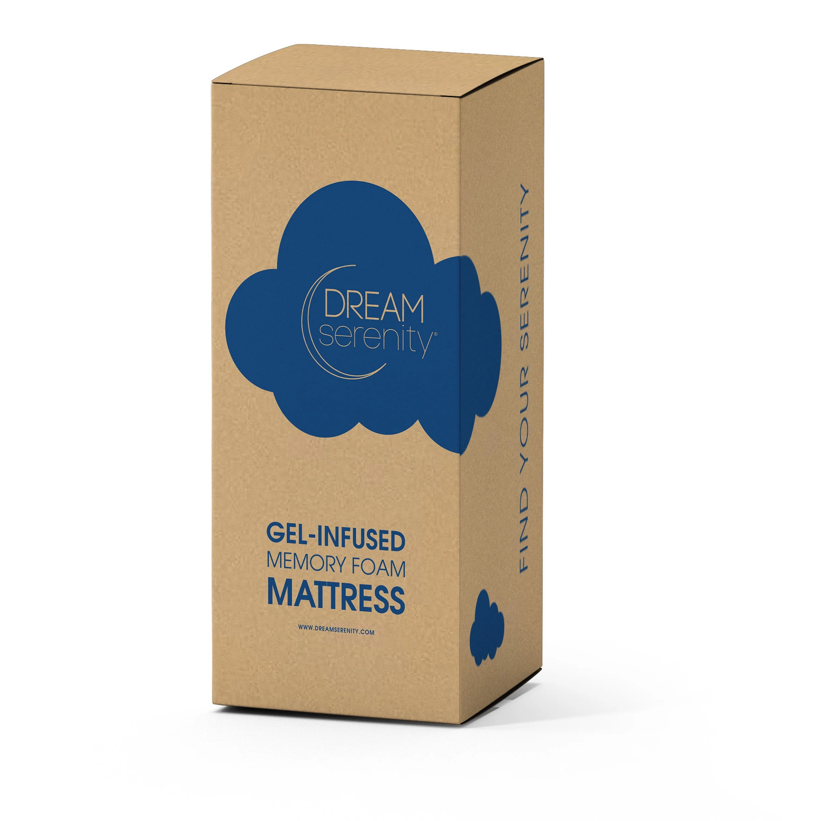 Dream Serenity Restorative 10″ Gel Memory Foam Mattress, Firm, TXL