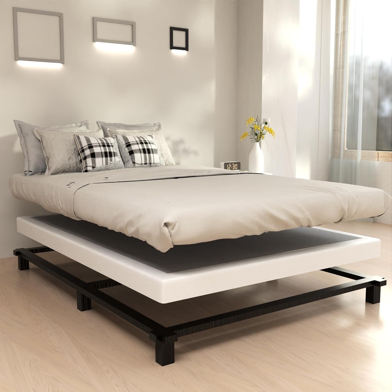 3 Inch Box Spring Full Low Profile Box Spring Full Size Metal Bed Base Heavy