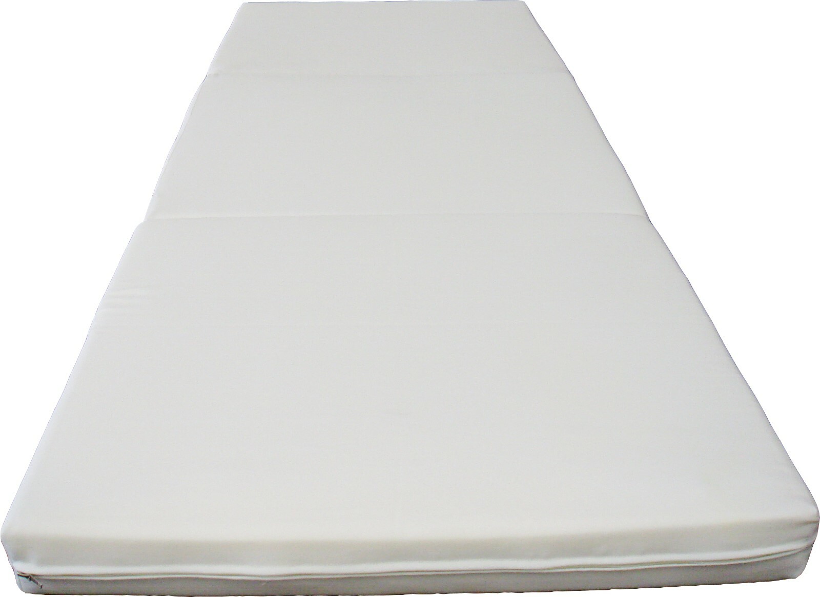 Shikibuton Trifold Foam Beds, High Density Folding Mats 3Tx27Wx75L, White
