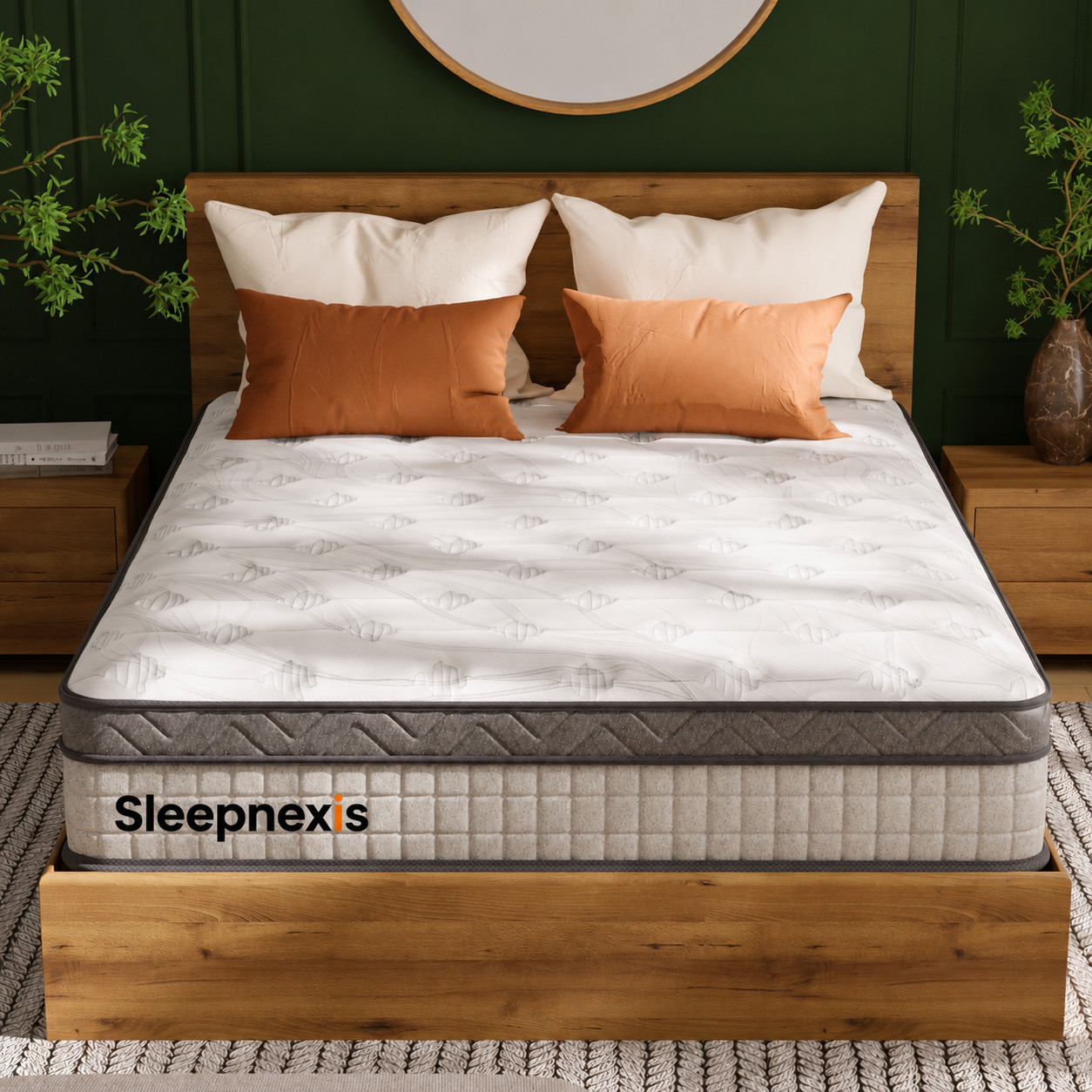 SleepNexis Hybrid Mattress Cooling Comfort Pressure Relief Pocket Coils