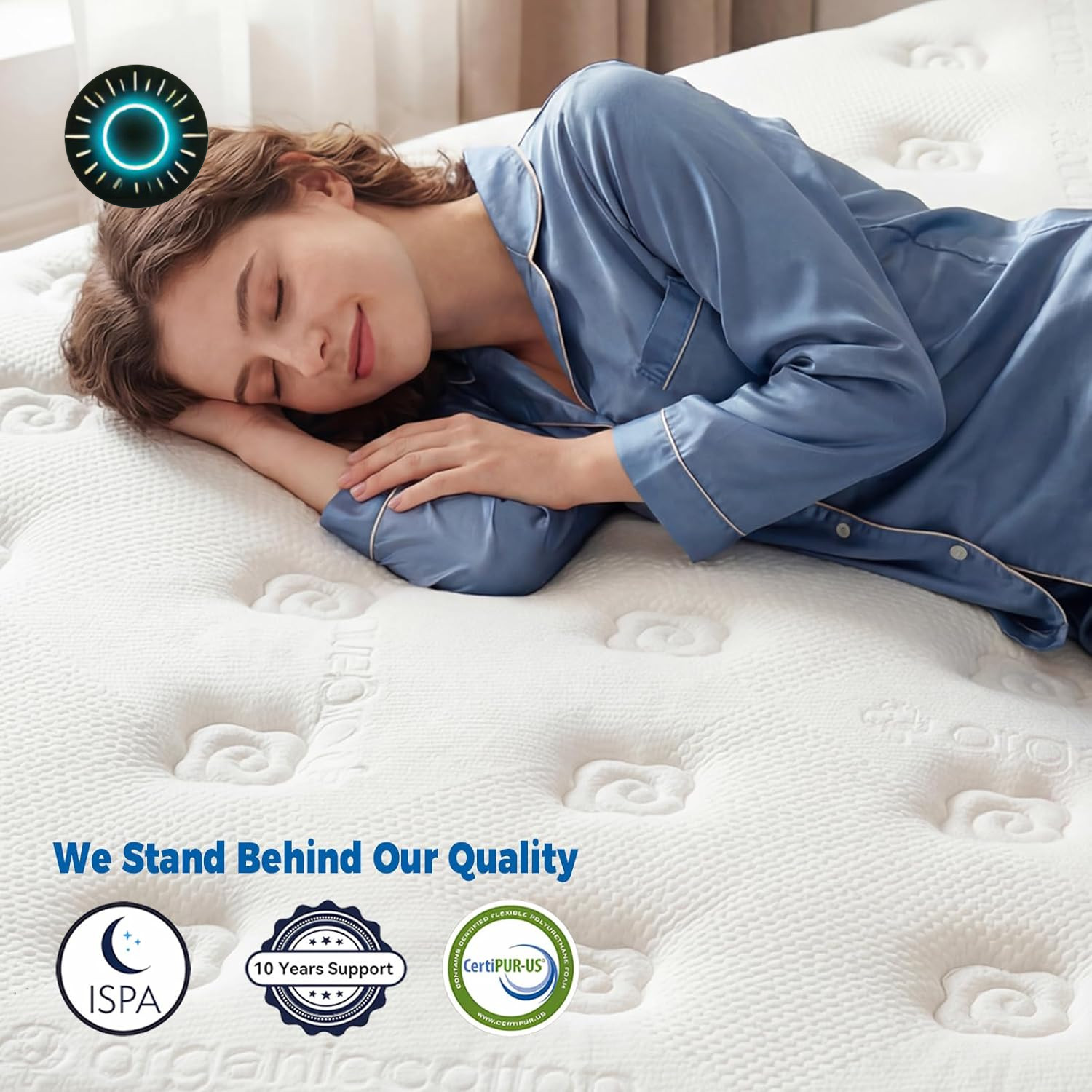12″ King Size Hybrid Mattress in a Box – Medium Firm Cool & Supportive Sleep NEW