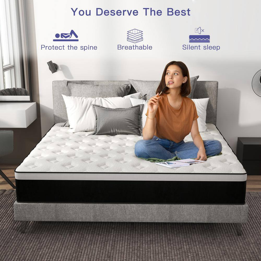 Soft Queen Medium Memory Foam 14 In. Bed-In-A-Box Mattress