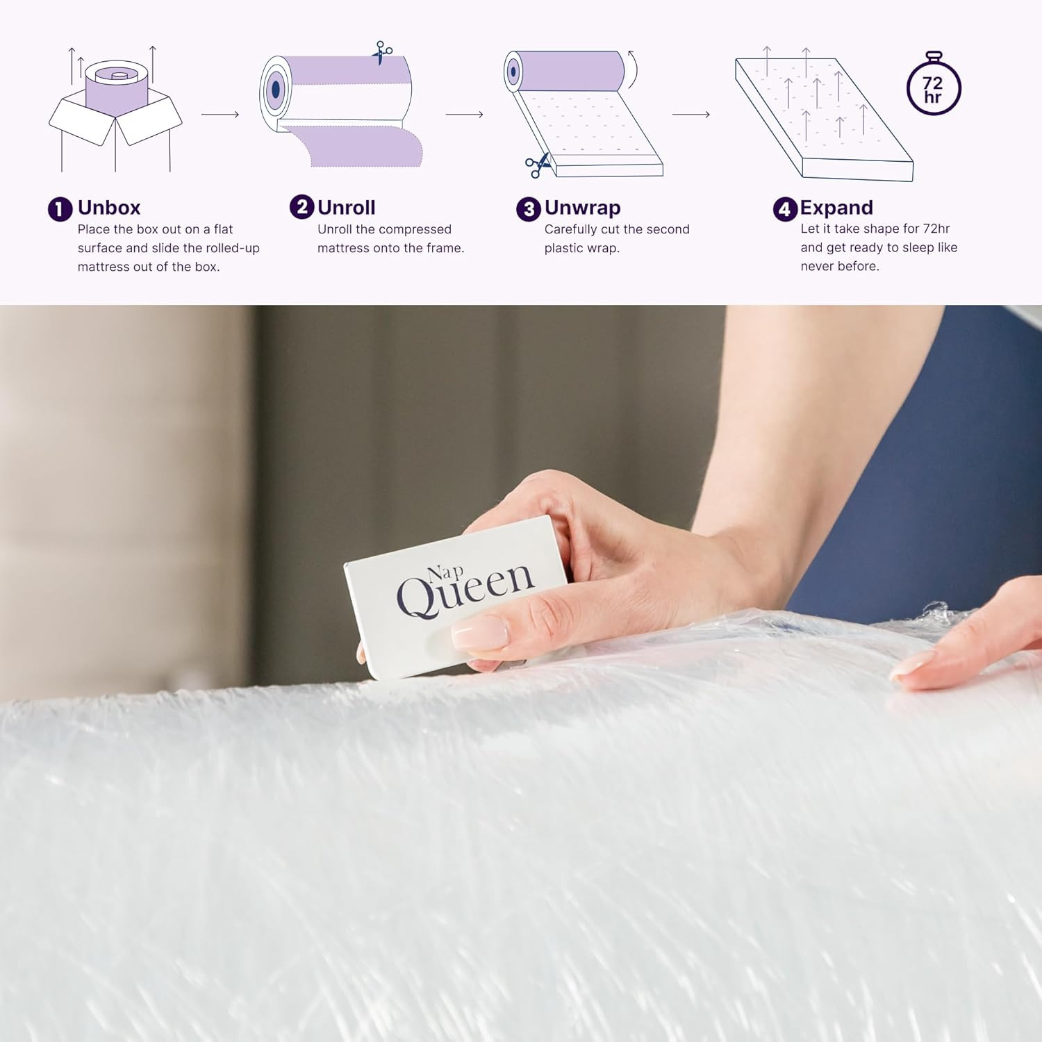 5″ Twin Memory Foam Mattress, Medium Feel, CertiPUR-US, Pink Bed in a Box