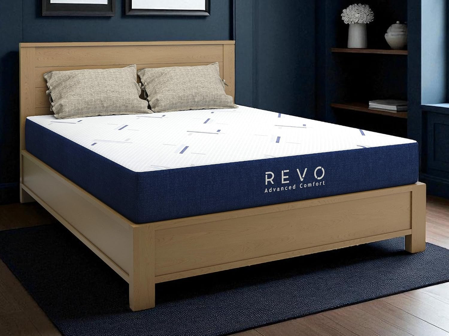 Cooling Gel Memory Foam Mattress, 8-Inch Queen for Ultimate Comfort