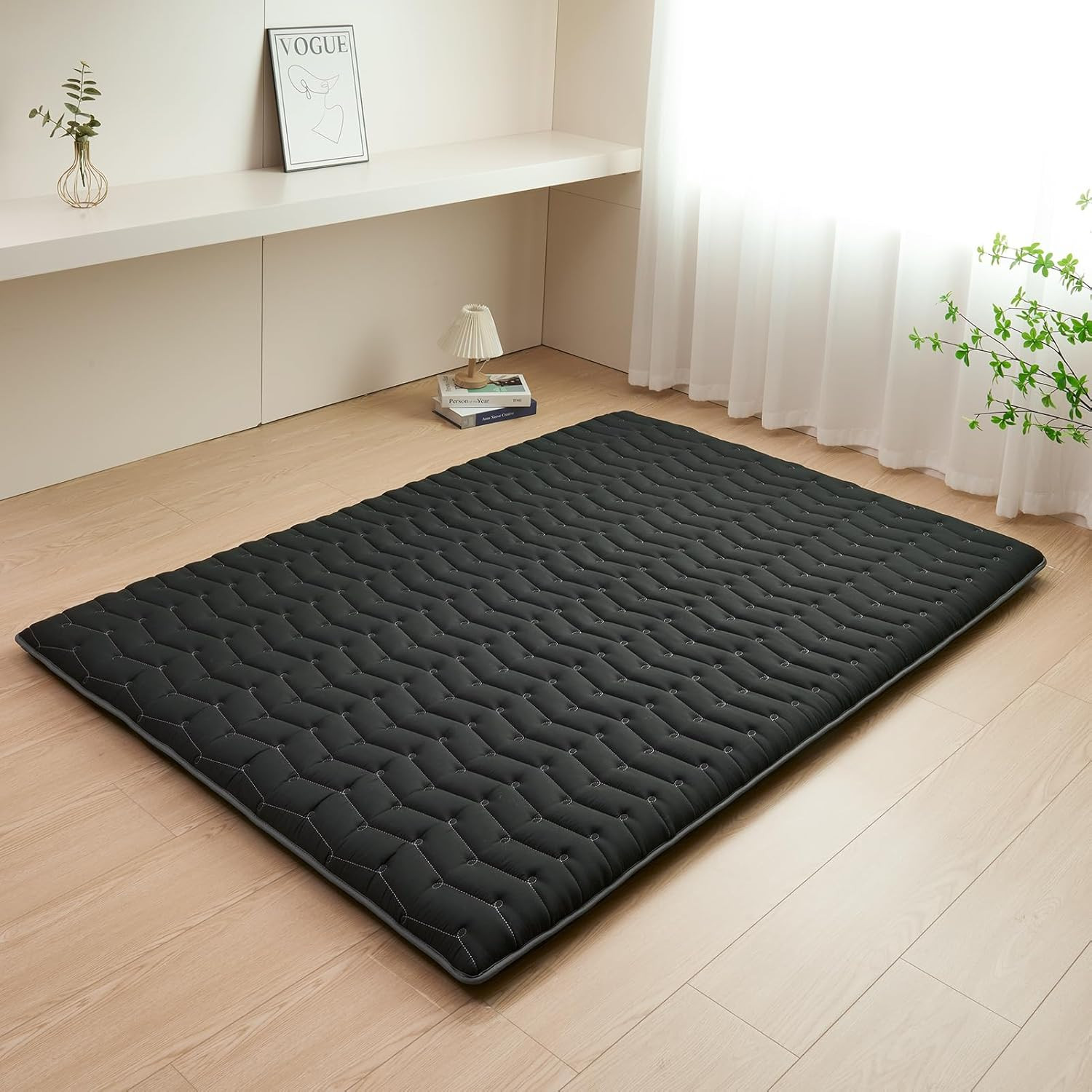 Premium Foam Japanese Futon Floor Mattress Full Size 54″X 80″,100% High Density