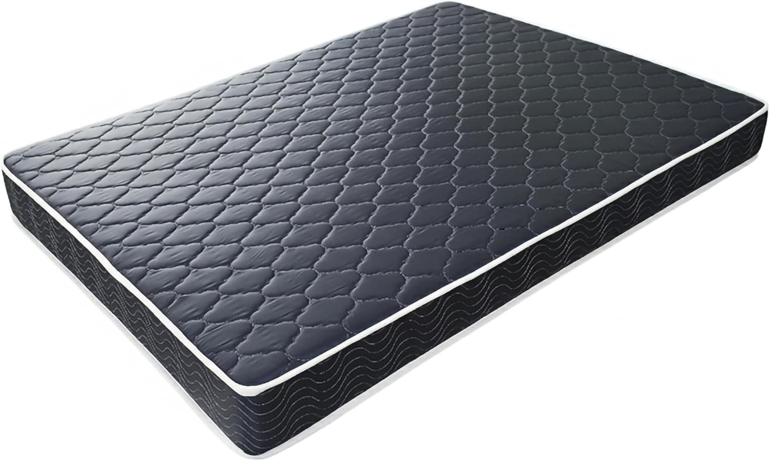 6-Inch Water-Resistant High-Density Foam Mattress Made in USA with Stylish Di…