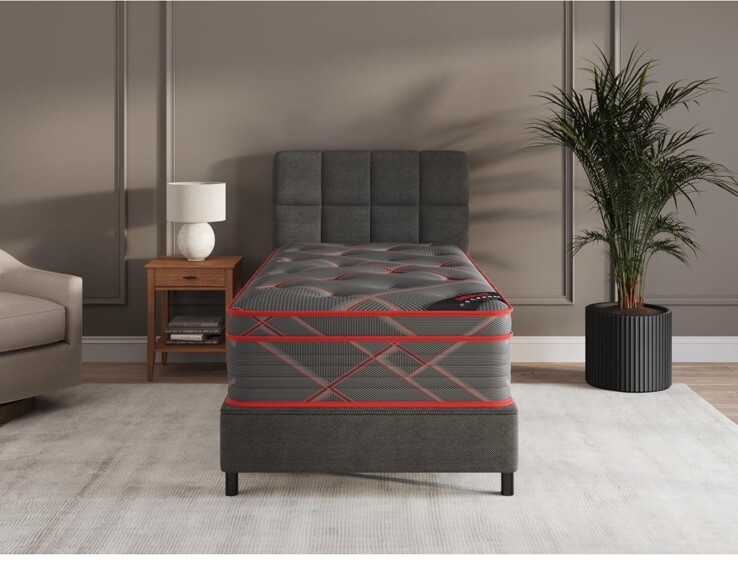 Ottomanson 13″ Twin Mattress in a Box Made in USA, Medium-Firm