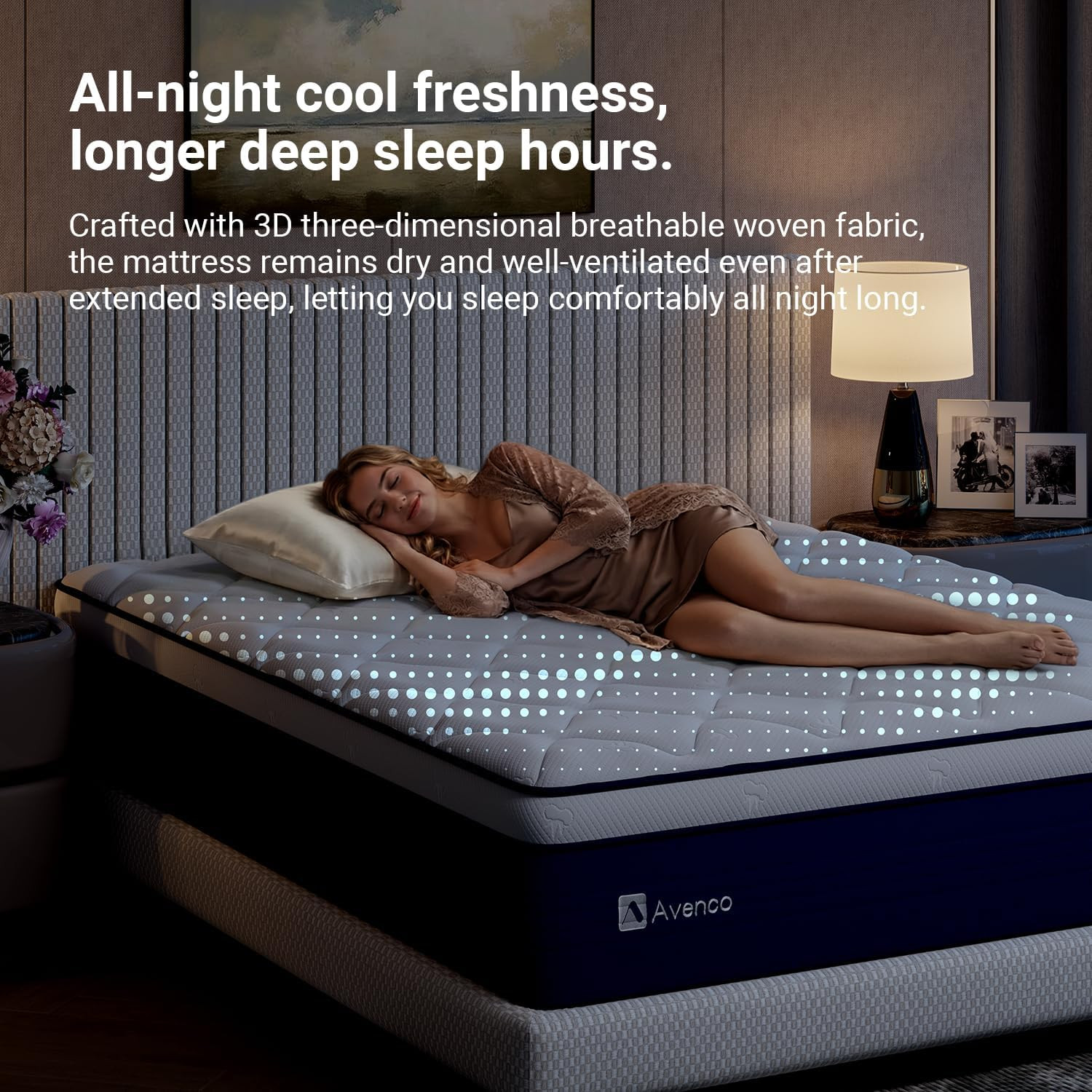 14 Inch Queen Mattress in a Box, Hypoallergenic & Back Pain Relief, Hybrid Queen