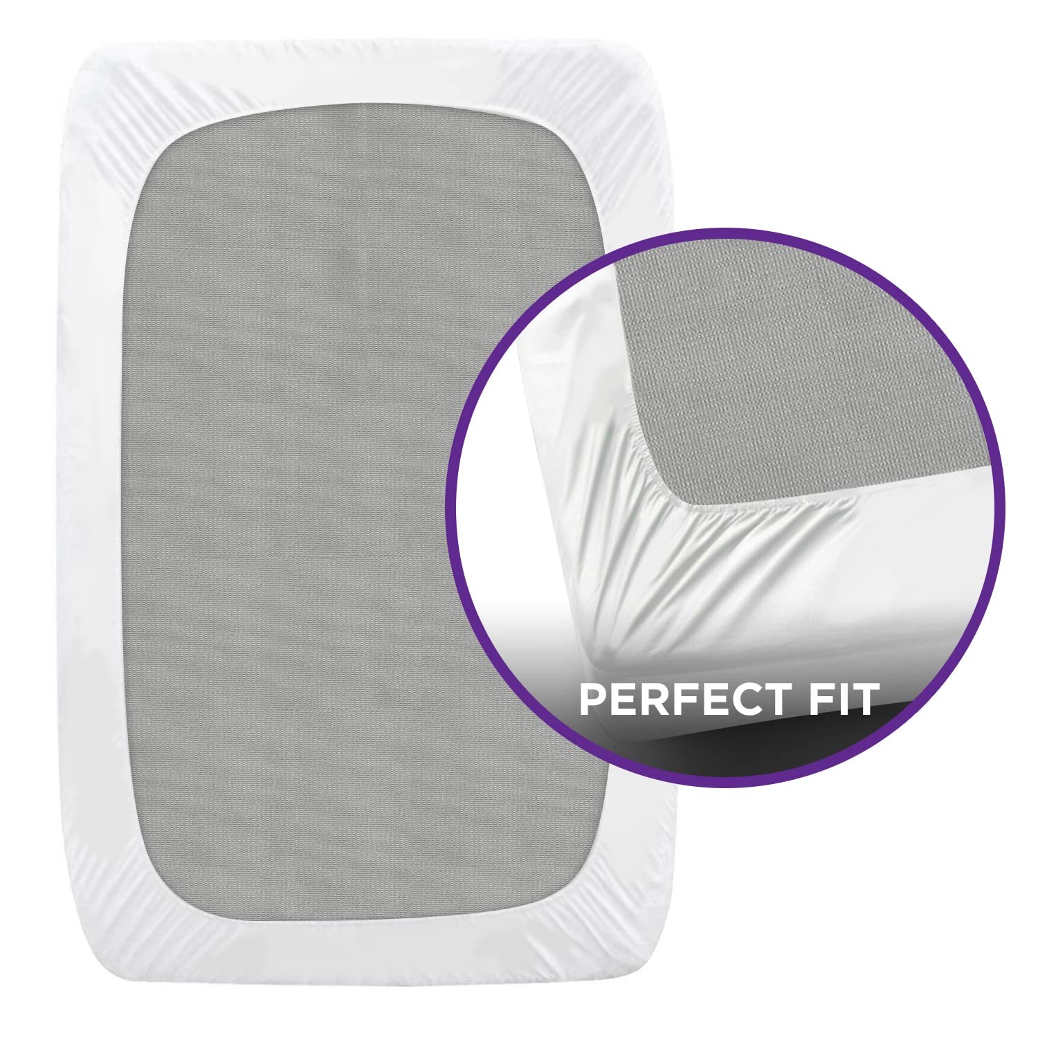 BLISSFORD Plastic Mattress Protector – Heavy Duty, King – 78″ x 80″, White