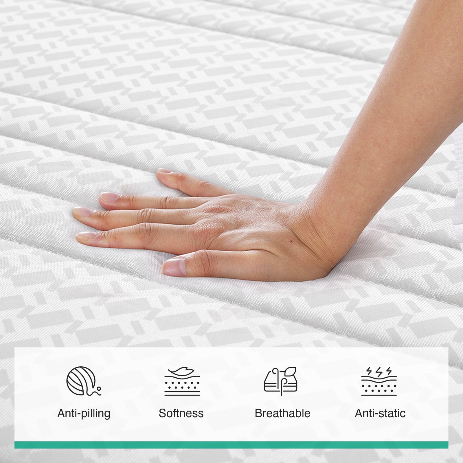 Avenco CozyNest 6″ Twin Size Medium Supportive Innerspring Mattress