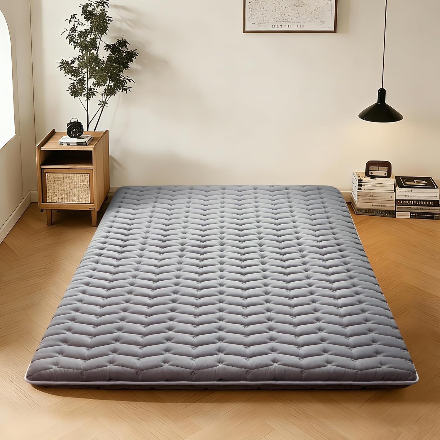 Premium Foam 3.2″ Thick Japanese Futon Floor Mattress Twin Size 39″x80″ 100%