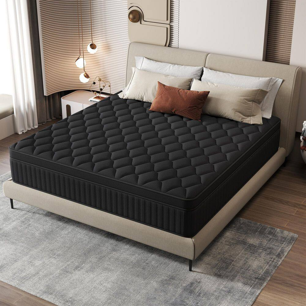 Comfort Queen Medium Memory Foam Hybrid 14 In. Bed-In-A-Box Mattress