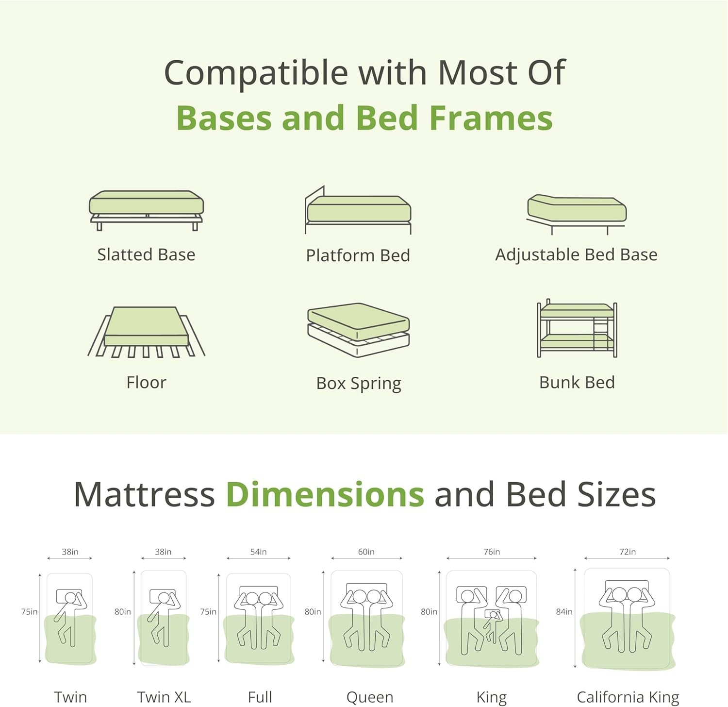 Cooling Gel Infused Twin XL Memory Foam Mattress – 10 Inch Comfort & Durability