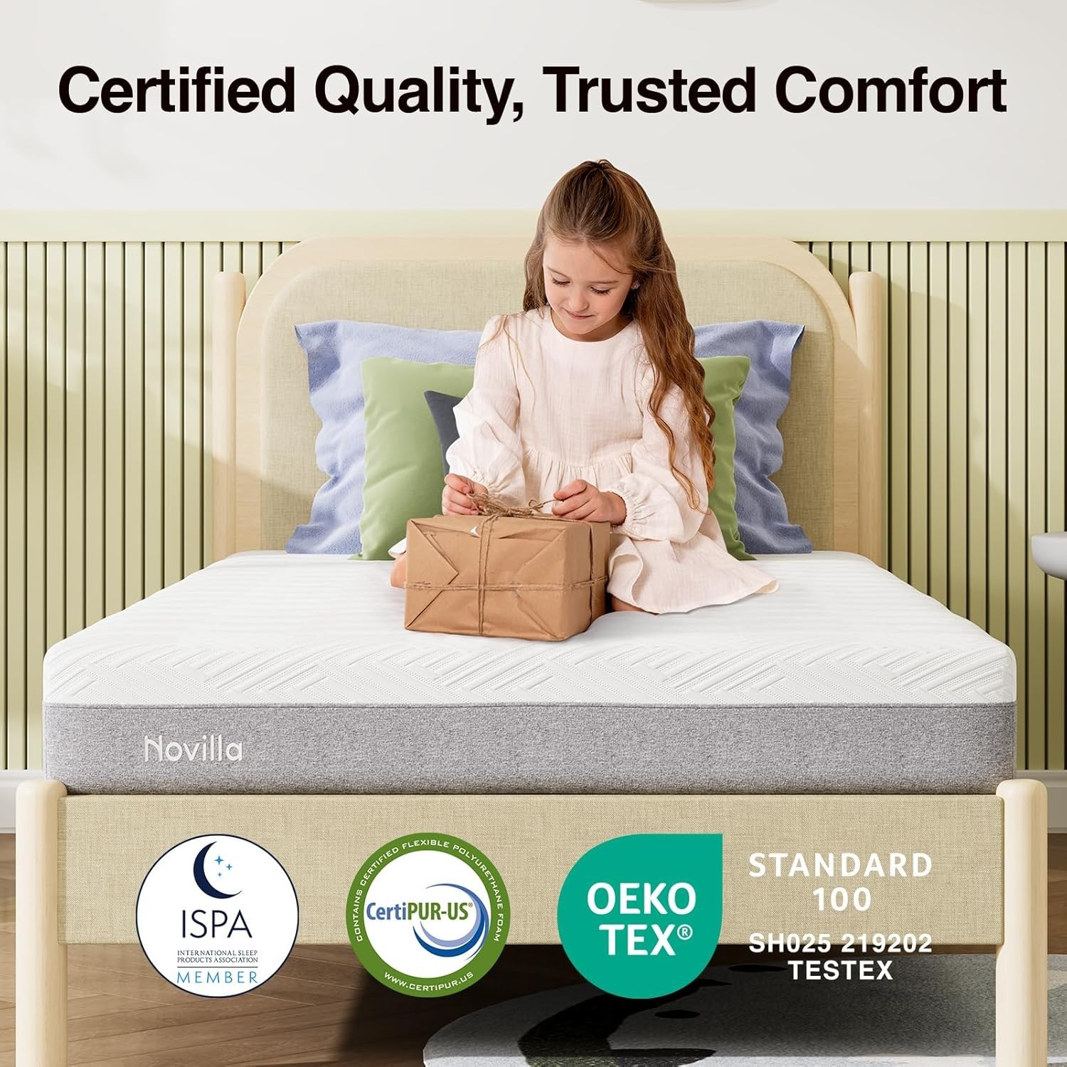 Twin Mattress 6 Inch, Gel Twin Memory Foam Mattressess in a Box for Supportiv…