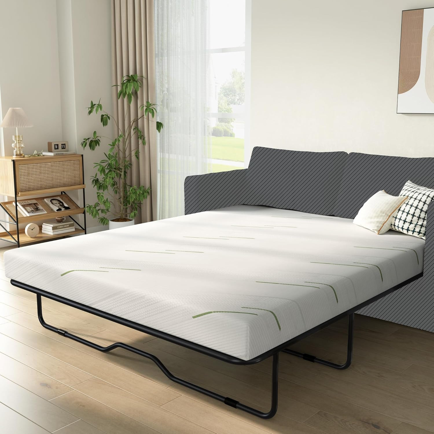 4 Inch Replace Pull Out Sofa Queen Mattress,Queen Size Sleeper Sofa Mattress,Ult