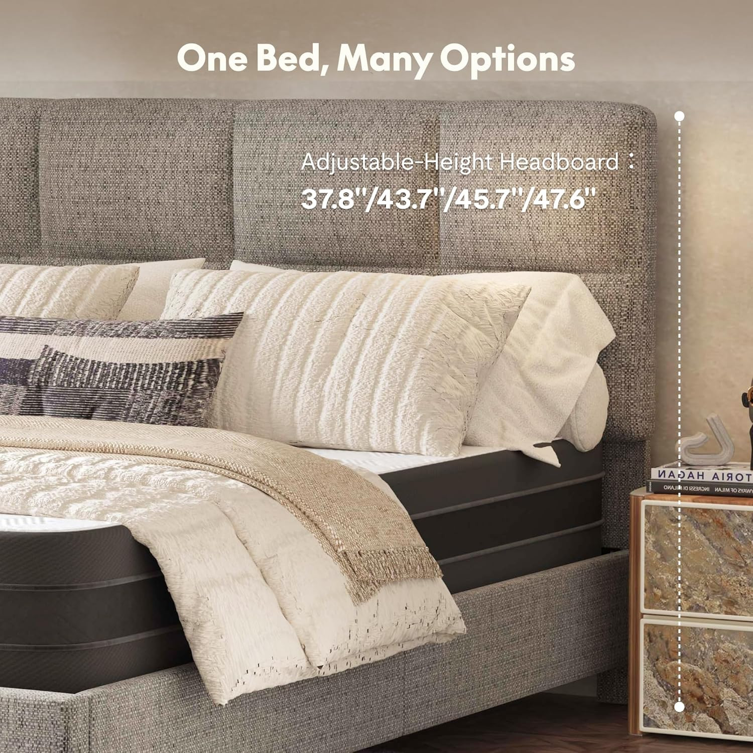 FLEXISPOT Adjustable Bed & Gel Memory Foam Mattress – Ultimate Comfort & Support