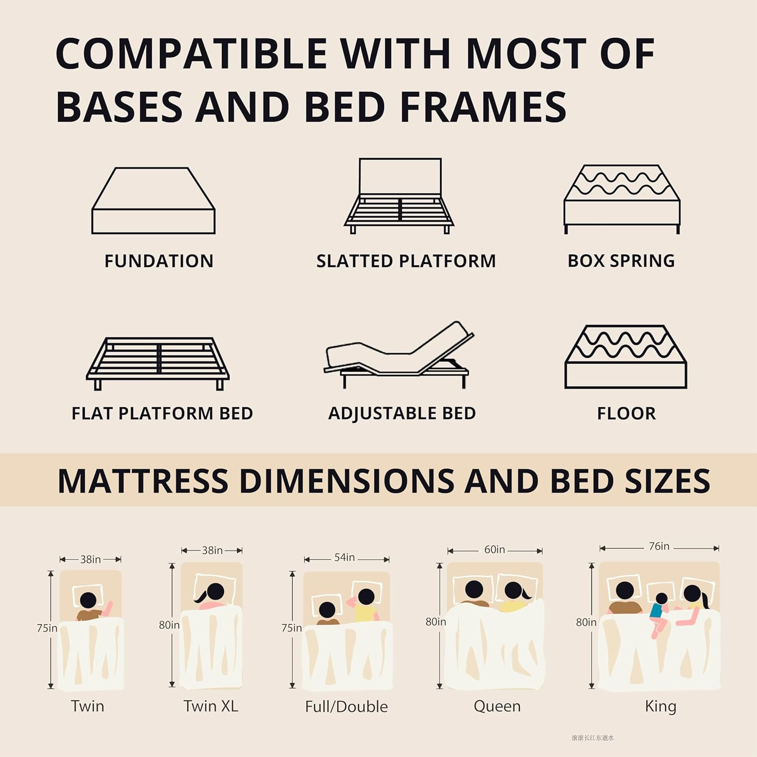 EGOHOME 12 Inch Full Memory Foam Mattress for Back Pain, Cooling Copper Gel Bed