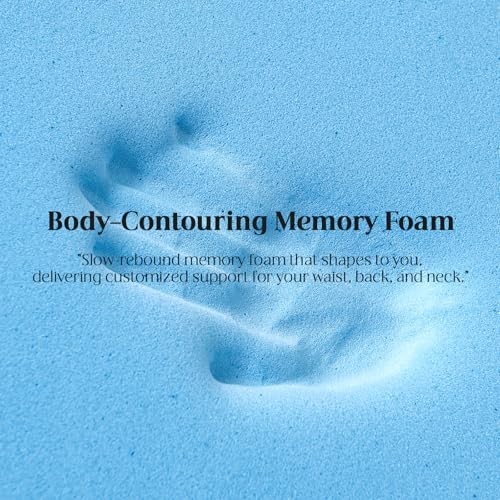 Size Memory Foam Mattress Topper – 4 Inch Cooling Dual Layer with Queen 4 inch