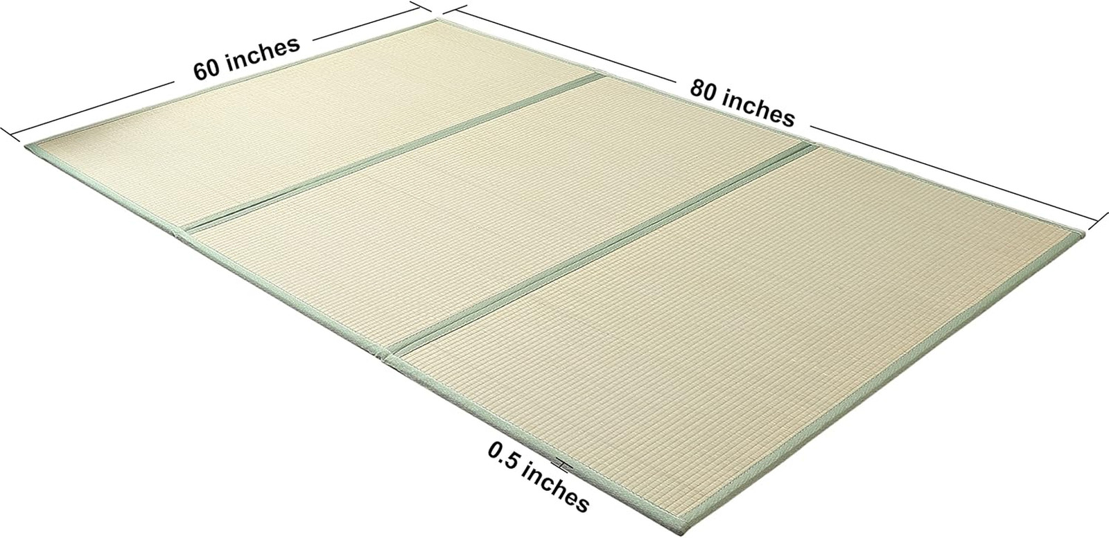 Japanese Tatami Mat – Queen Size Natural Rush Grass for Sleeping & Yoga