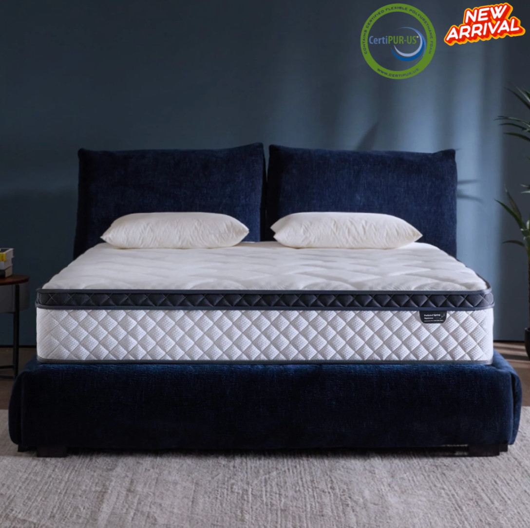 King Hybrid Mattress 10in Gel Memory Foam Medium Firm Bedroom Colchon King Cama