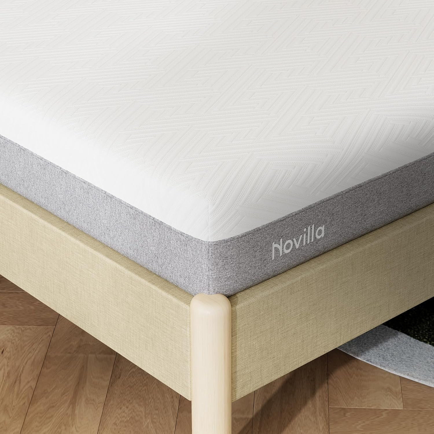 Twin XL Mattress, 6-Inch Gel Memory Foam Mattress for Cool Night Sleep & Pressur