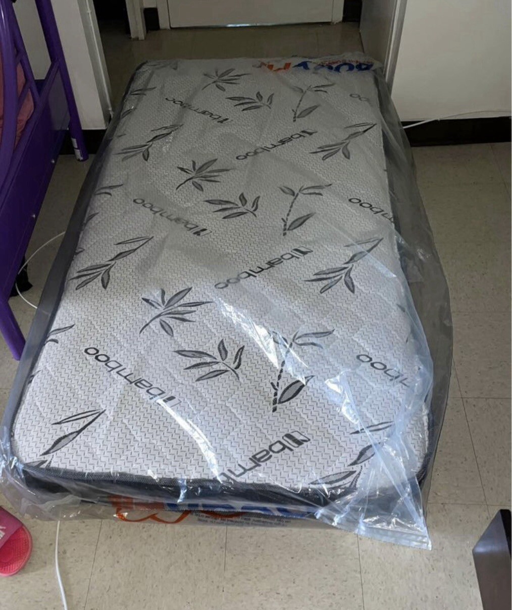 Mattress TWIN XL BAMBOO MATTRESS 8inch Fits 2 Ppl Measure PickUp Once Money Hits
