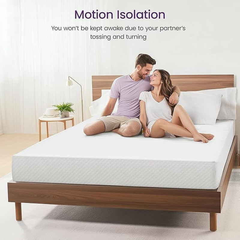8 Inch Queen Cooling Gel Memory Foam Mattress for Cool Sleep Medium Feel Certipu