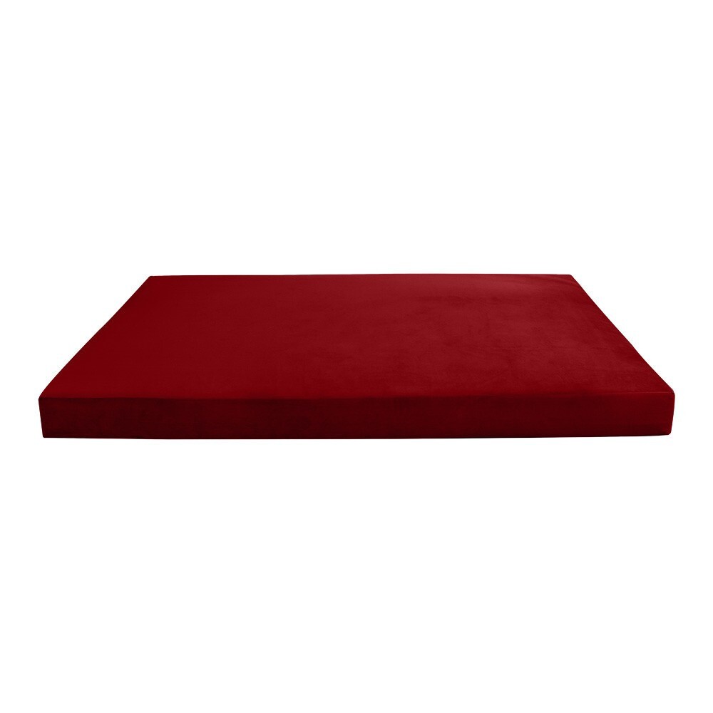 Knife Edge 6″ TWIN-XL 80x39x6 Velvet Indoor Daybed Mattress |COVER ONLY|-AD369