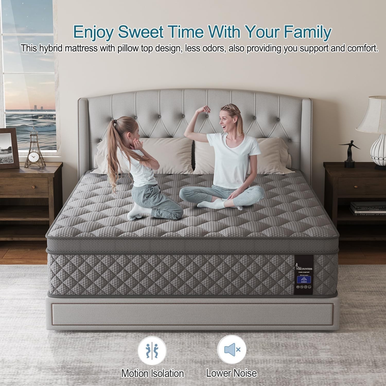 Firm Hybrid Mattress Pressure Relief Back Support Nights Trial