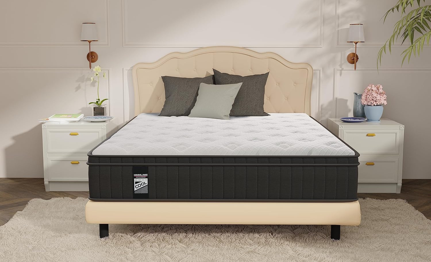 14″ Gel Memory Foam & Pocket Spring Full Mattress – 120 Nights Risk-Free Trial