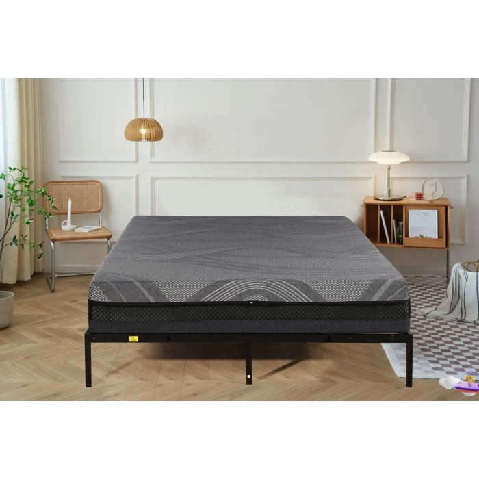 California King 10 Inch Gel Memory Foam Mattress, Plush Bed Mattress in a Box