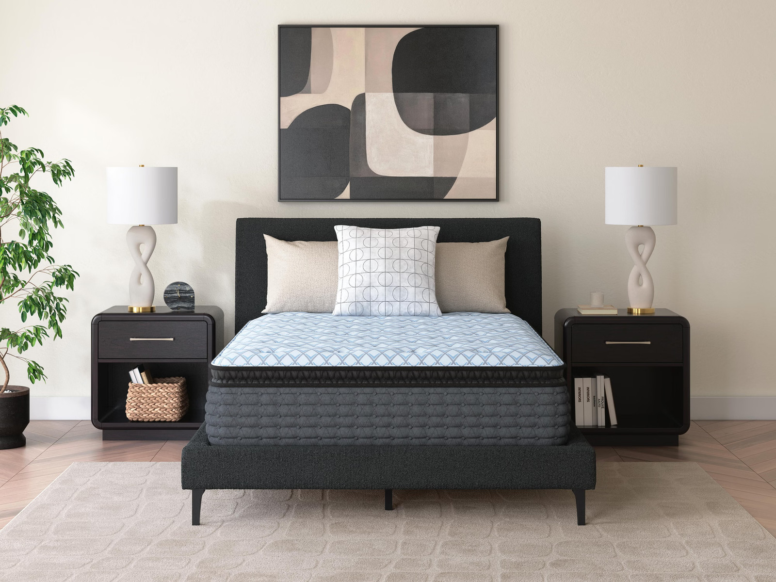 Signature Design by Ashley Destin Cove 16 Inch Pillow Top Twin Mattress, Luxury