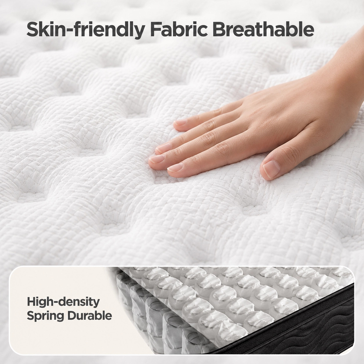 10 Inch Queen Gel Memory Foam Mattress Medium Firm