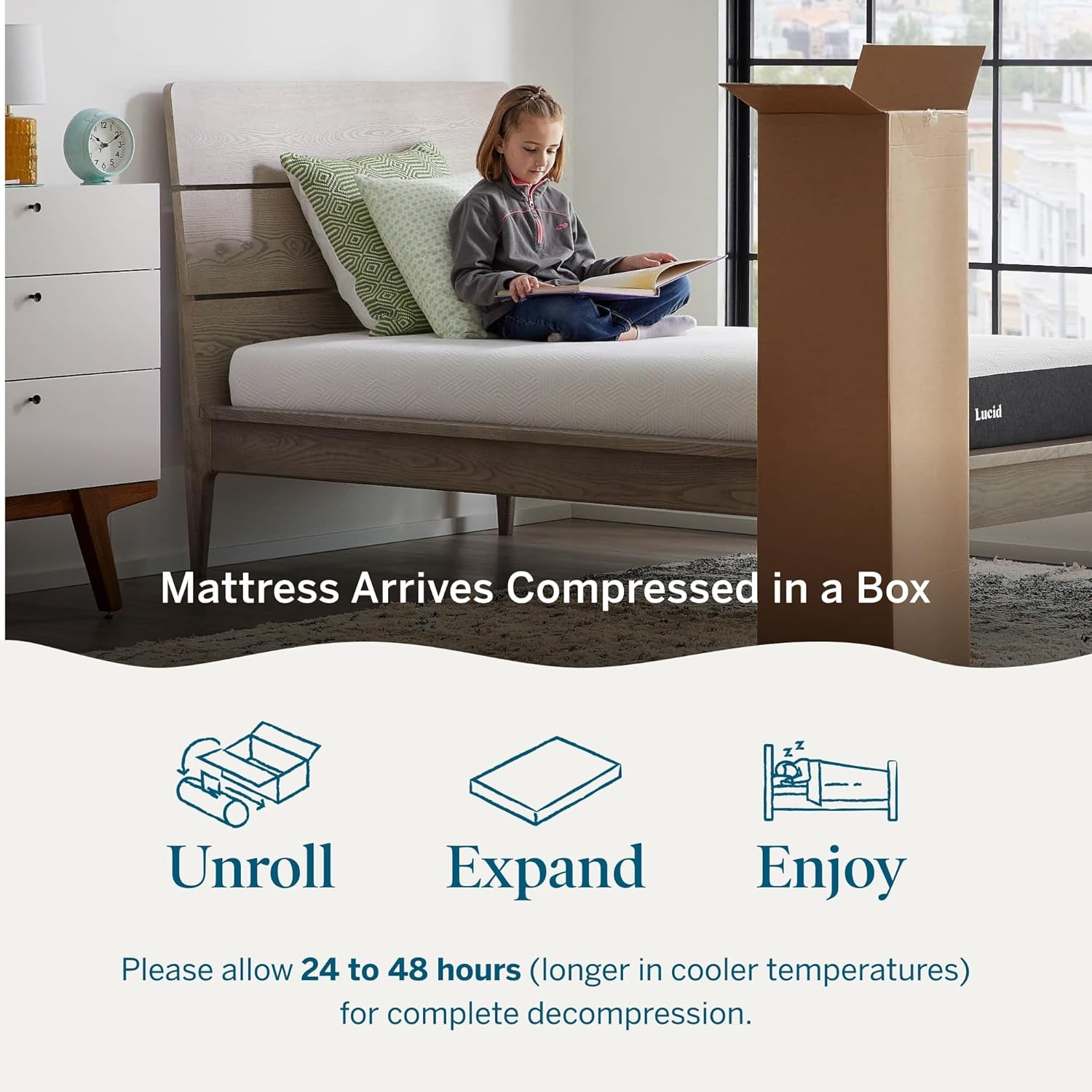 Memory Foam Mattress – Low Profile – Feel – Infused with Bamboo