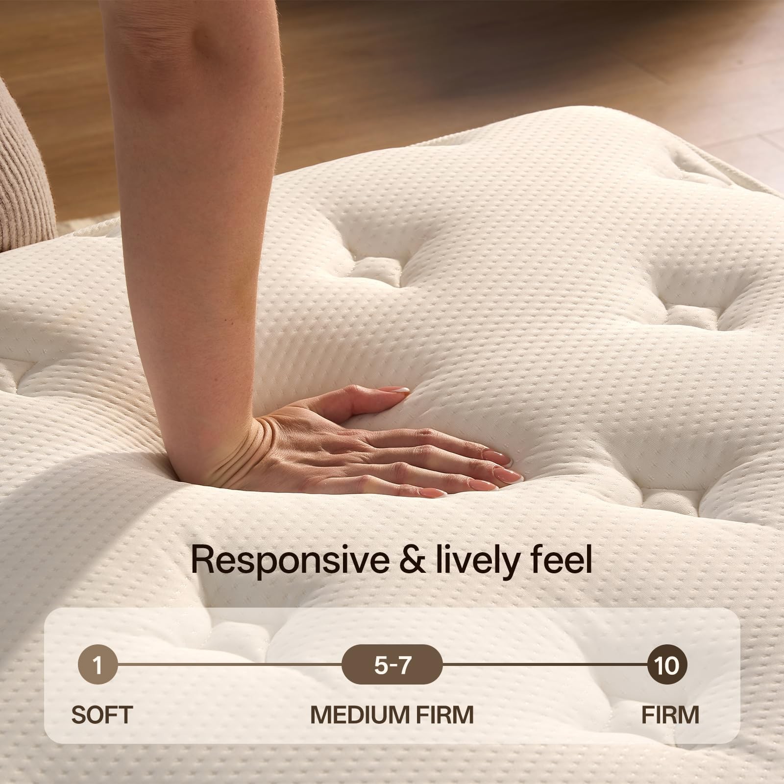 12 Inch Full Size Mattress, Innerspring Hybrid Mattress, Medium Firm Full Mat…