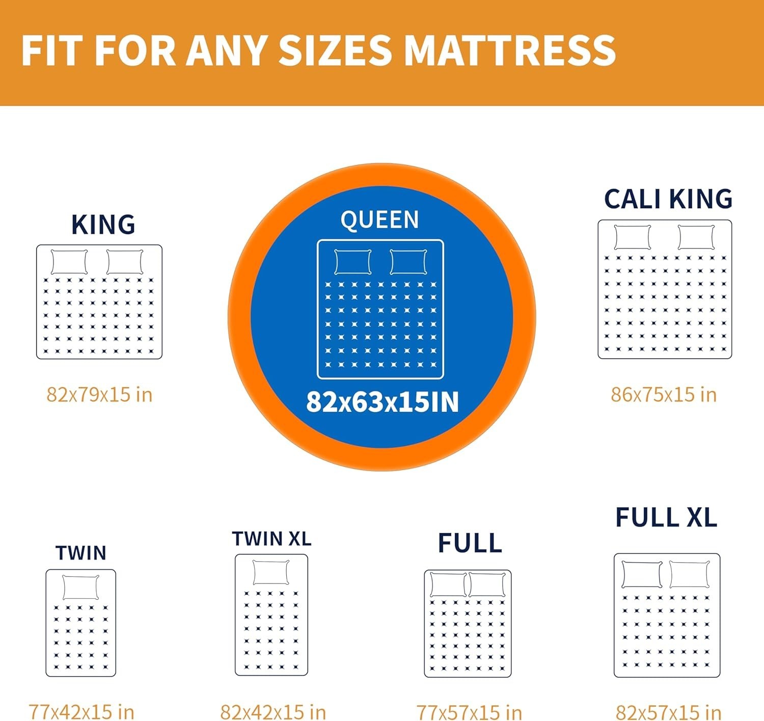 Deluxe King Mattress Protector Bag – Waterproof & Reusable for Easy Storage