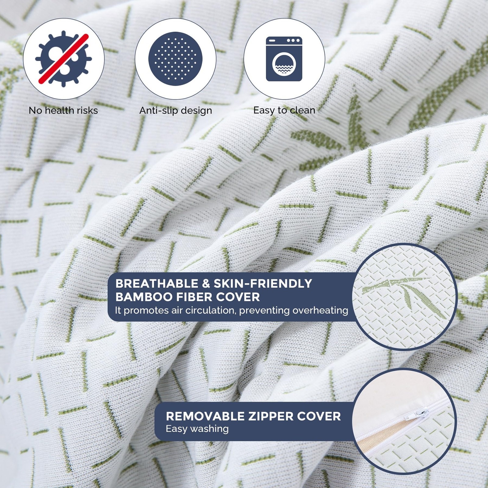 Twin Mattress, 5 Inch Green Tea Gel Memory Foam Mattress for Kids with Breath…